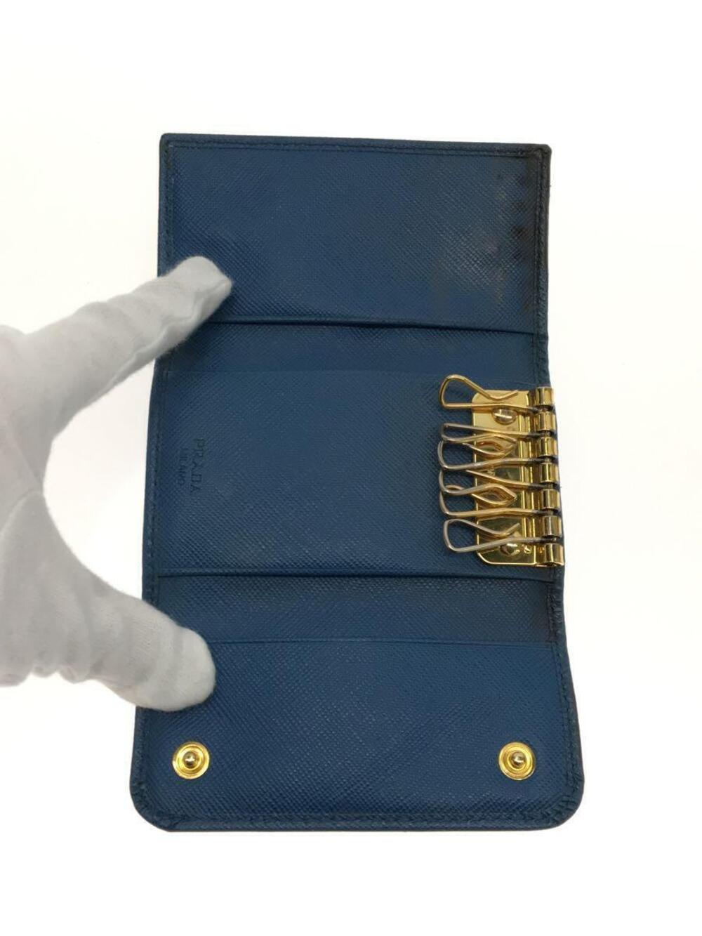 Prada Key Case Wallet Blue - Picture 4 of 8